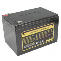 Аккумулятор LiFePO4 12v18ah 360w max пластик